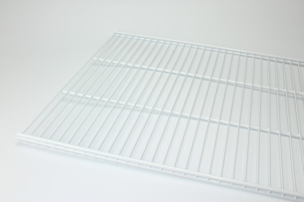 Twin wire shelfves L600 T400 mm white