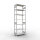SB, Plug-in-Rack MULTIplus150, 3.000 x 1.000 x 500, 7 Shelves, Cross Brace, RAL 7035
