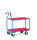Optiliner-Tischwagen 3601  blau/rot Ladeflaeche 900 x 600 mm