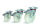 Lenkrolle mit Feststeller 200 x 50 mm mit Polyamid-Rad