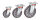 Lenkrolle 160 x 50 mm mit TPE-Bereifung