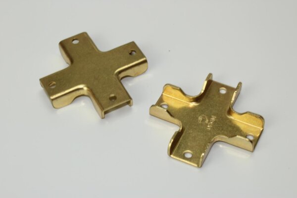 Kreuzverbinder 19mm messing