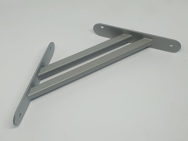 Design bracket Magnetic T180 H180 mm white aluminium
