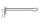 Halter fuer Gartengeraete T40 verzinkt