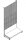 Wallshelf Basic with Rueckwand RL&SL&1Fachb H200 T47 B100 cm jurawhite