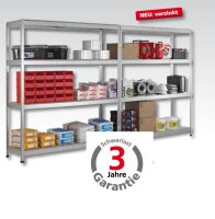 Weitspannregal Z1, 2438x2146x469 mm, 4 Ebenen, Tragkraft...