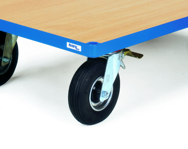 mit Luftbereifung 220 x 70 mm   125 -Mehrpreis auf Rollen 125 mm-