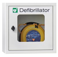 Hängeschrank für Defibrillatoren RAL 9010