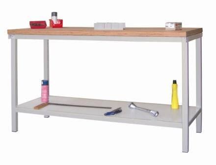 Werkbank 900x700x1500, 1 unterer Ablageboden
