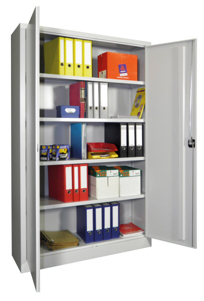 Flügeltürenschrank 1950/600/1200, 4 Böden verzinkt, Vollblechtüren