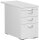 Standcontainer mit HÃ¤ngeregistratur und 2 Metall-SchubfÃ¤chern und 1000 mm Abdeckplatte, Utensilienschubfach, Metall-RollschubfÃ¼hrung, Zentralverriegelung, 438x1000x720, Lichtgrau/Lichtgrau/Lichtgrau