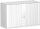 Querrollladenschrank Oberboden 25 mm, mit StandfÃ¼ÃŸen, abschlieÃŸbar, 1200x425x798, Silber/Lichtgrau