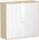 Querrollladenschrank Oberboden 25 mm, mit StandfÃ¼ÃŸen, abschlieÃŸbar, 1200x425x1182, Silber/Ahorn