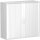 Querrollladenschrank Oberboden 25 mm, mit Standfüßen, abschließbar, 1200x425x1182, Silber/Lichtgrau