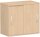 Anstell-SchiebetÃ¼renschrank Oberboden 25 mm, mit StellfÃ¼ÃŸen, abschlieÃŸbar, 800x425x720, Buche/Buche