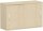 SchiebetÃ¼renschrank Oberboden 25 mm, mit StandfÃ¼ÃŸen, abschlieÃŸbar, 1200x425x798, Ahorn/Ahorn