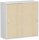 SchiebetÃ¼renschrank Oberboden 25 mm, mit StandfÃ¼ÃŸen, abschlieÃŸbar, 1200x425x1182, Ahorn/Lichtgrau