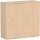Schiebetürenschrank Oberboden 25 mm, mit Standfüßen, abschließbar, 1200x425x1182, Buche/Buche