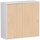 SchiebetÃ¼renschrank Oberboden 25 mm, mit StandfÃ¼ÃŸen, abschlieÃŸbar, 1200x425x1182, Buche/Lichtgrau