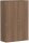 Garderobenschrank mit ausziehbarem Garderobenhalter, mit Mittelseite und 3 Dekor-Einlegeböden, abschließbar, 1000x425x1536, Nussbaum/Nussbaum
