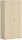 Garderobenschrank mit ausziehbarem Garderobenhalter, mit Mittelseite und 5 Dekor-Einlegeböden, abschließbar, 1000x425x1920, Ahorn/Ahorn