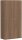 Garderobenschrank mit ausziehbarem Garderobenhalter, mit Mittelseite und 5 Dekor-Einlegeböden, abschließbar, 1000x425x1920, Nussbaum/Nussbaum