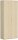 Garderobenschrank mit ausziehbarem Garderobenhalter, mit Mittelseite und 7 Dekor-Einlegeböden, abschließbar, 1000x425x2304, Ahorn/Ahorn