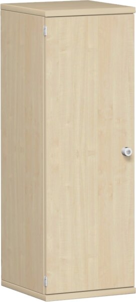 Flügeltürenschrank, 2 Dekor-Einlegeböden, abschließbar, Schloss rechts, 400x425x1152, Ahorn/Ahorn