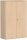 Flügeltürenschrank, 3 Dekor-Einlegeböden, abschließbar, 1000x425x1536, Buche/Buche