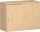 Anstell-Schiebetürenschrank mit Mittelseite, 2 Dekor-Einlegeböden, mit Stellfüßen, abschließbar, 1000x425x720, Buche/Buche