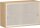 Schiebetürenschrank mit satinierten Glas-Schiebetüren, mit Mittelseite, 2 Dekor-Einlegeböden, nicht abschließbar, 1200x425x768, Buche