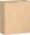 Schiebetürenschrank mit Mittelseite, 4 Dekor-Einlegeböden, abschließbar, 1000x425x1152, Buche/Buche