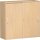 Schiebetürenschrank mit Mittelseite, 4 Dekor-Einlegeböden, abschließbar, 1200x425x1152, Buche/Buche