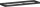 Metallsockel, Auswahl entsprechend Schrankbreite, 1200x50, Schwarz