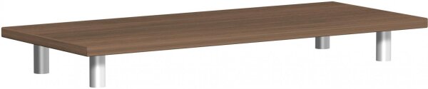 Aufsatzplatte, 1000x425x111, Nussbaum