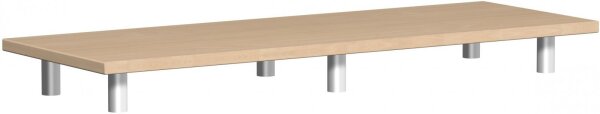 Aufsatzplatte, 1200x425x111, Buche