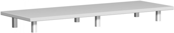 Aufsatzplatte, 1200x425x111, Lichtgrau