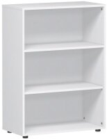 Regal mit Standfüßen, 400x400x752, Weiß