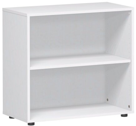 Regal mit Standfüßen, 800x400x752, Weiß