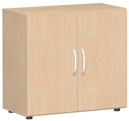 Flügeltürenschrank mit Standfüßen, inkl. Türdämpfer, nicht abschließbar, 800x420x752, Buche/Buche