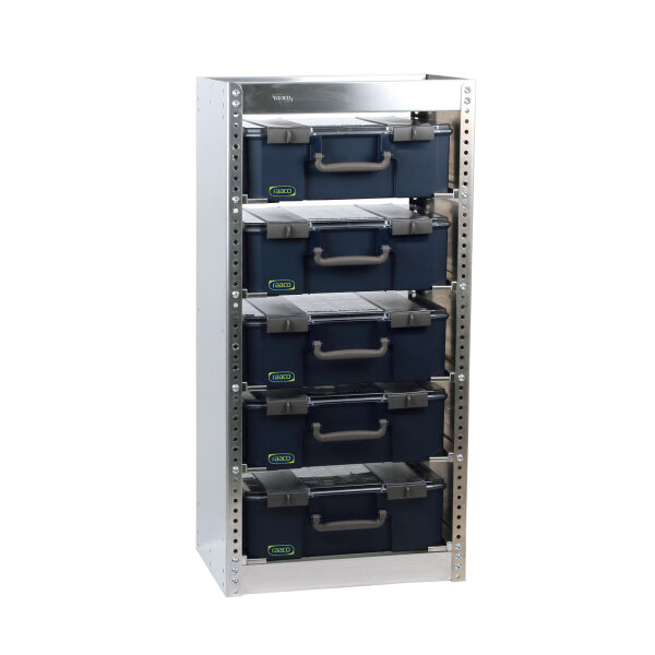 CarryLite Regal bestückt mit CarryLite 5x10:  5x 150-8