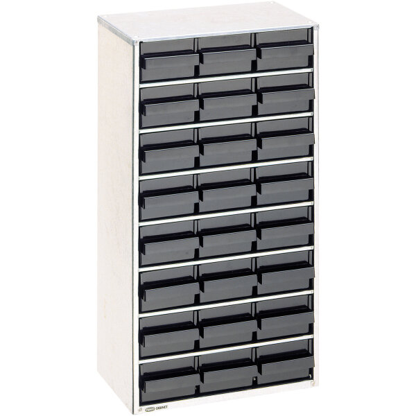 ESD-Stahlmagazin Serie 1200, Typ 1224-02 mit 24 ESD-Schubladen 150-02