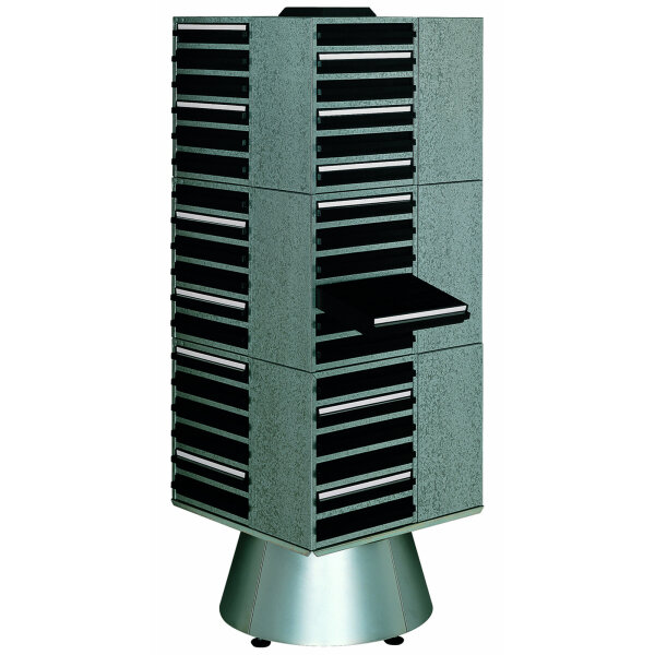 ESD turntable, empty, unmounted. Can be fitted with 12 ESD cabinets series 250