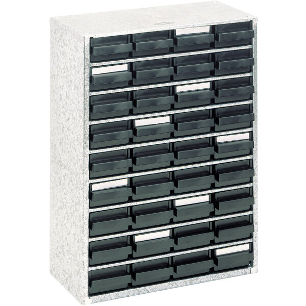 ESD-Stahlmagazin Serie 900, Typ 936-01 mit 36 ESD-Schubladen 150-01