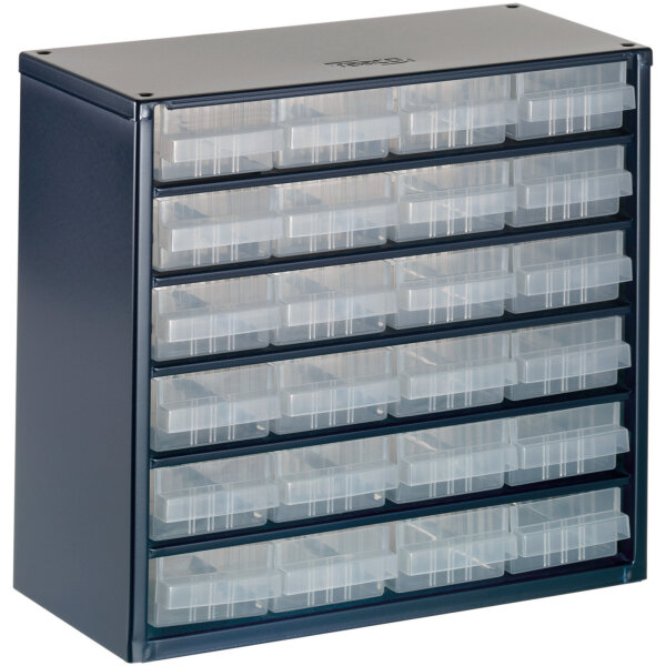 Steel cabinet series 600, type 624-01 with 24 drawers 150-01