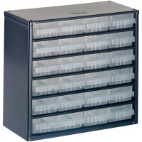 Stahlmagazin Serie 600, Typ 624-01 mit 24 Schubladen 150-01
