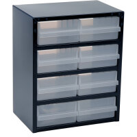 Stahlmagazin Serie 250, Typ 250/8-2 mit 8 Schubladen 250-02