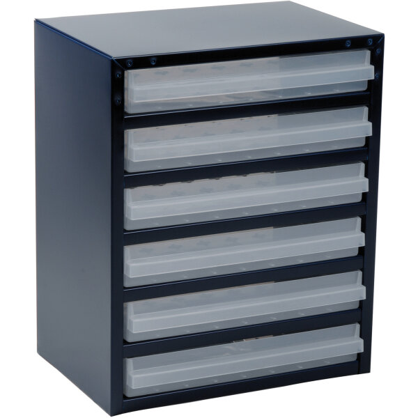 Stahlmagazin Serie 250, Typ 250/6-3 mit 6 Schubladen 250-03
