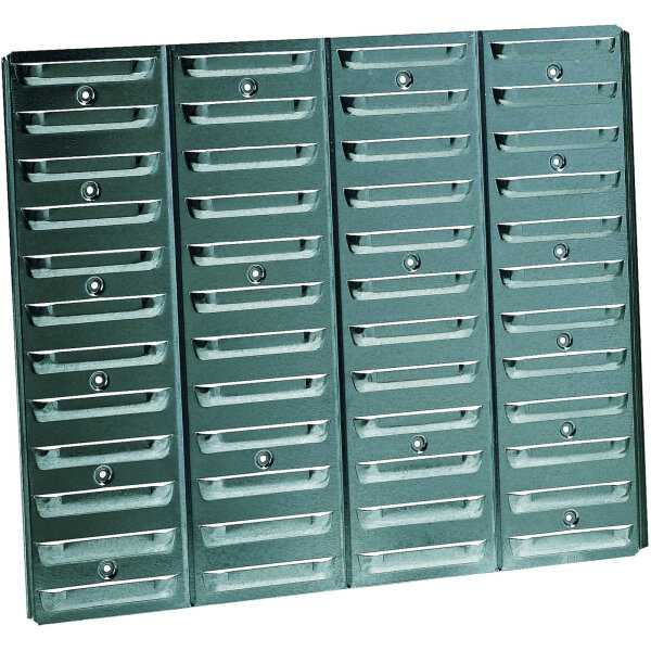 Wall panel for bins