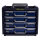 Portable carrying box, type HandyBox 55x4 with 4 assortment boxes